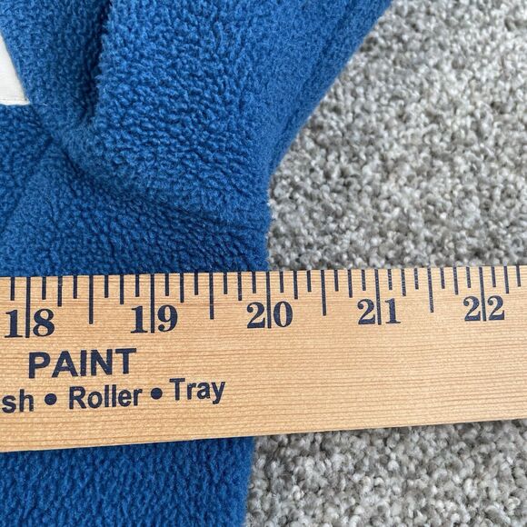 The North Face Full Zip Womens Fleece Jacket Zip Pockets Blue White Size Medium - Picture 11 of 11